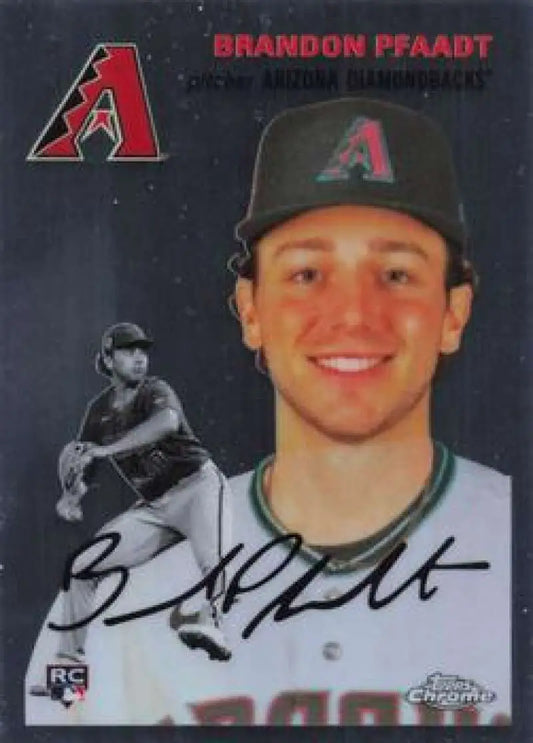2023 Topps Chrome Platinum Anniversary #261 Brandon Pfaadt EX Excellent RC Rookie Arizona Diamondbacks Baseball Card