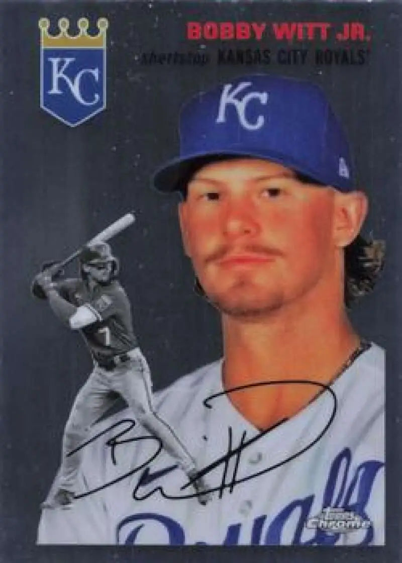 2023 Topps Chrome Platinum Anniversary #262 Bobby Witt Jr. EX Excellent Kansas City Royals Baseball Card - Baseball