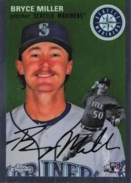 2023 Topps Chrome Platinum Anniversary #268 Bryce Miller EX Excellent RC Rookie Seattle Mariners Baseball Card