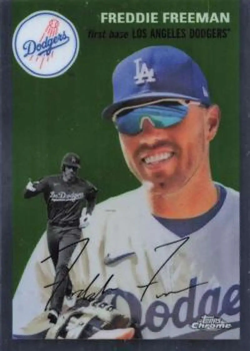 2023 Topps Chrome Platinum Anniversary #271 Freddie Freeman EX Excellent Los Angeles Dodgers Baseball Card - Baseball
