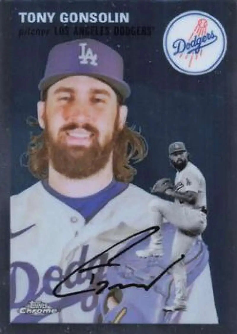 2023 Topps Chrome Platinum Anniversary #278 Tony Gonsolin EX Excellent Los Angeles Dodgers Baseball Card - Baseball