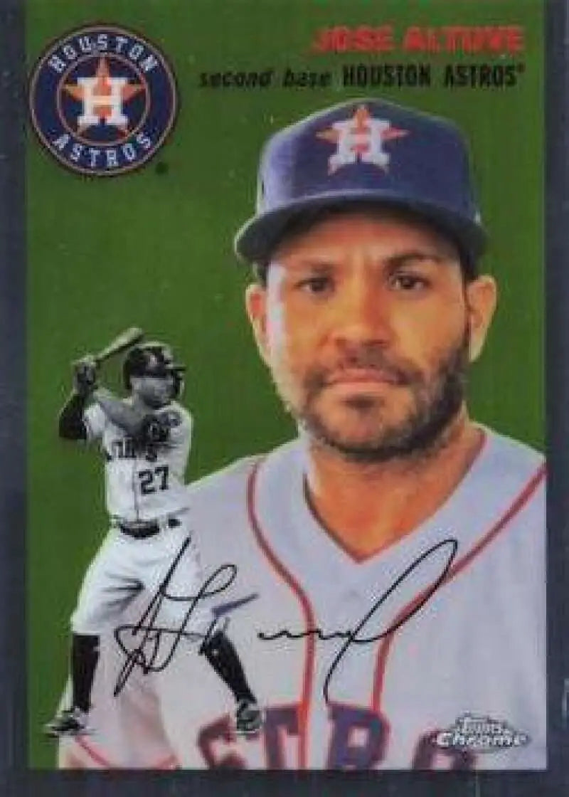2023 Topps Chrome Platinum Anniversary #281 Jose Altuve EX Excellent Houston Astros Baseball Card - Baseball Card Single