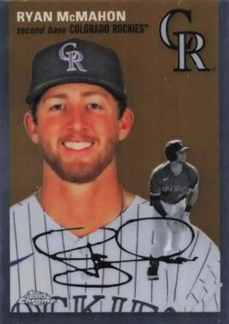2023 Topps Chrome Platinum Anniversary #284 Ryan McMahon EX Excellent Colorado Rockies Baseball Card - Baseball Card