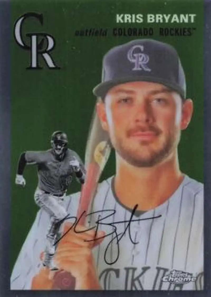 2023 Topps Chrome Platinum Anniversary #286 Kris Bryant EX Excellent Colorado Rockies Baseball Card - Baseball Card