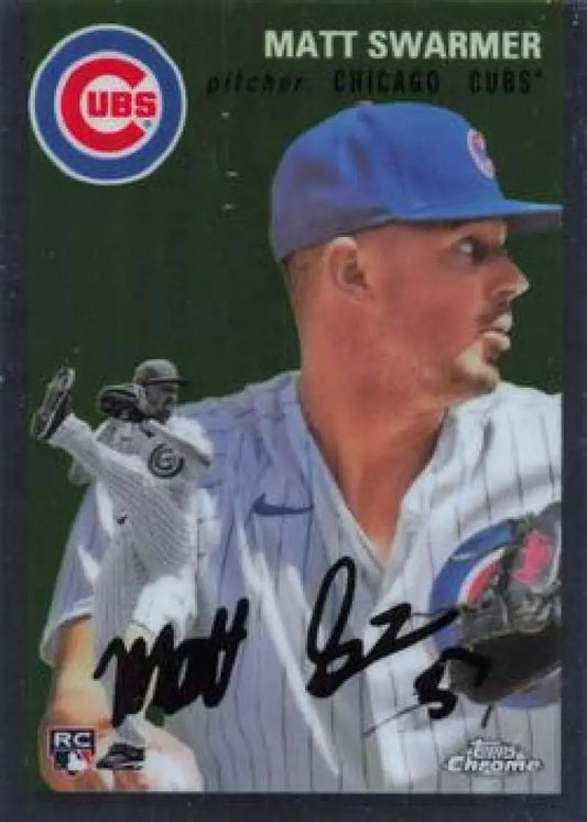 2023 Topps Chrome Platinum Anniversary #29 Matt Swarmer EX Excellent RC Rookie Chicago Cubs Baseball Card - Baseball