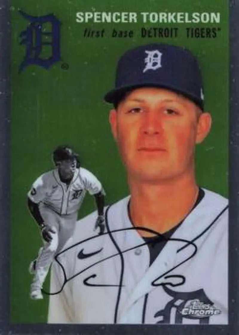 2023 Topps Chrome Platinum Anniversary #290 Spencer Torkelson EX Excellent Detroit Tigers Baseball Card - Baseball Card