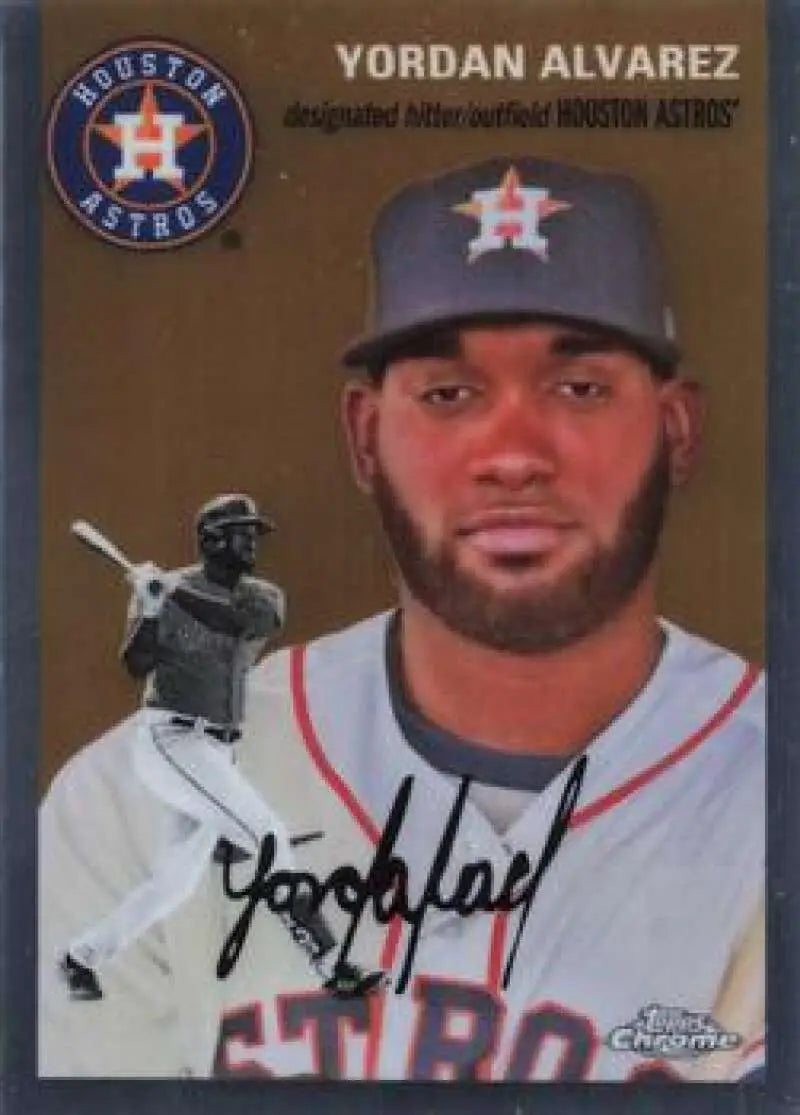 2023 Topps Chrome Platinum Anniversary #294 Yordan Alvarez EX Excellent Houston Astros Baseball Card - Baseball Card