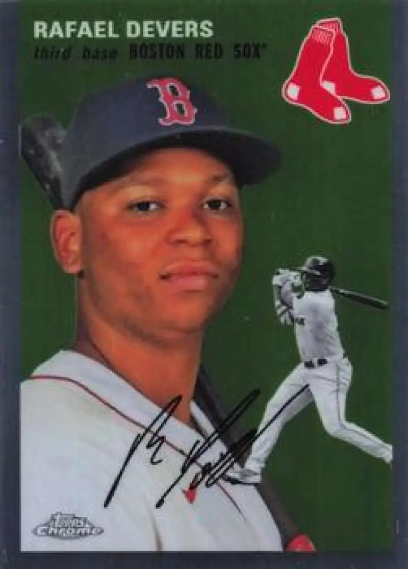 2023 Topps Chrome Platinum Anniversary #299 Rafael Devers EX Excellent Boston Red Sox Baseball Card - Baseball Card