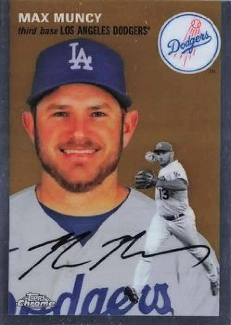 2023 Topps Chrome Platinum Anniversary #3 Max Muncy EX Excellent Los Angeles Dodgers Baseball Card - Baseball Card
