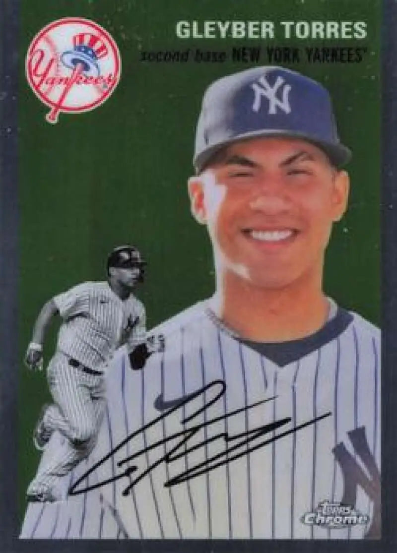 2023 Topps Chrome Platinum Anniversary #304 Gleyber Torres EX Excellent New York Yankees Baseball Card - Baseball Card