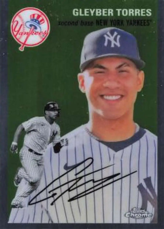 2023 Topps Chrome Platinum Anniversary #304 Gleyber Torres EX Excellent New York Yankees Baseball Card - Baseball Card