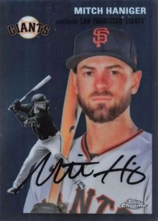2023 Topps Chrome Platinum Anniversary #310 Mitch Haniger EX Excellent San Francisco Giants Baseball Card - Baseball