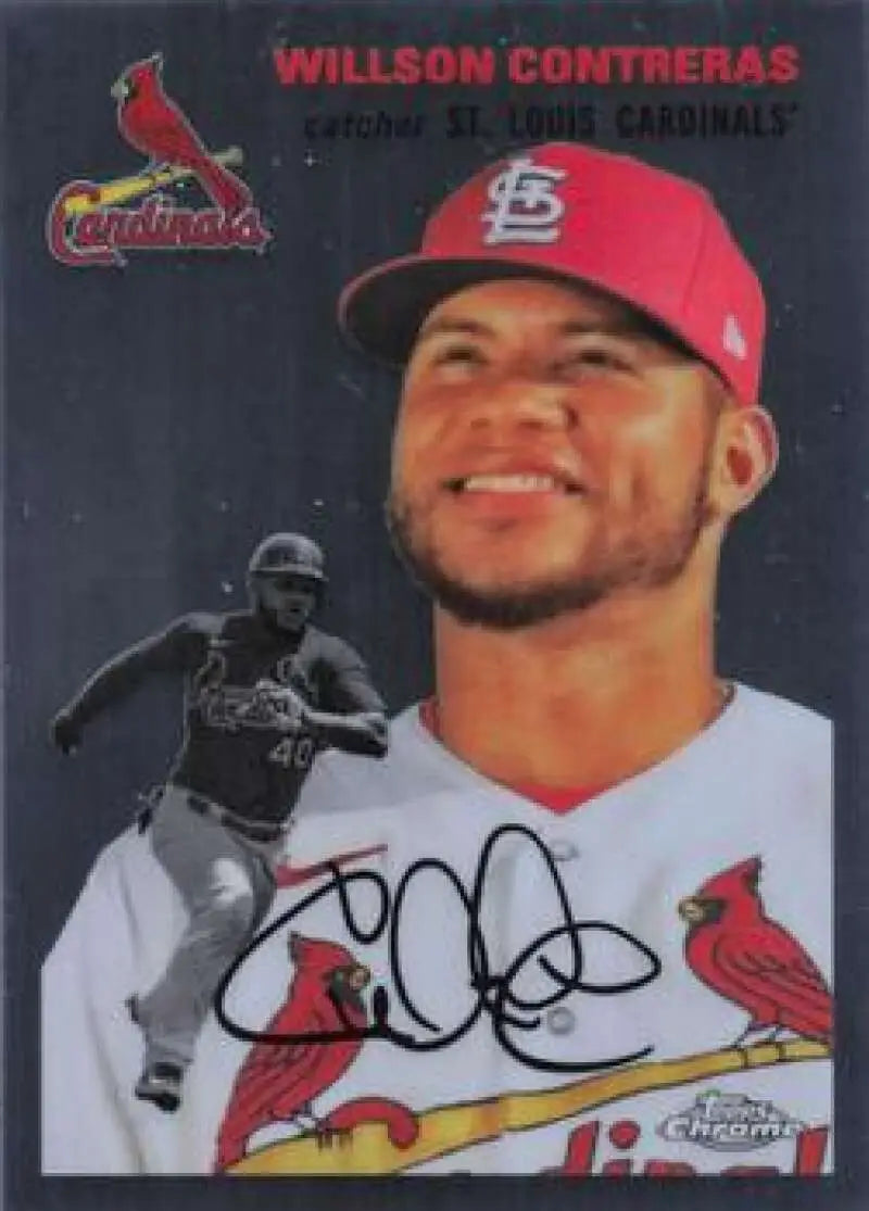 2023 Topps Chrome Platinum Anniversary #311 Willson Contreras EX Excellent St. Louis Cardinals Baseball Card - Baseball