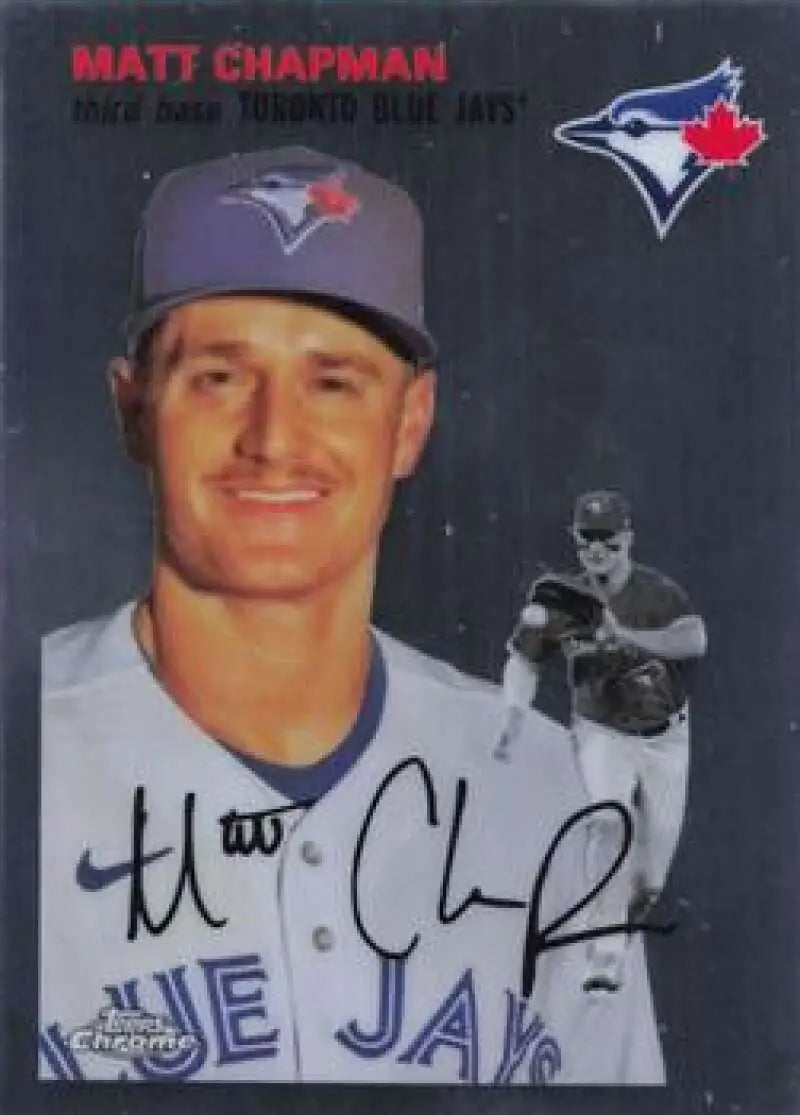 2023 Topps Chrome Platinum Anniversary #313 Matt Chapman EX Excellent Toronto Blue Jays Baseball Card - Baseball Card