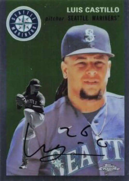 2023 Topps Chrome Platinum Anniversary #317 Luis Castillo EX Excellent Seattle Mariners Baseball Card - Baseball Card