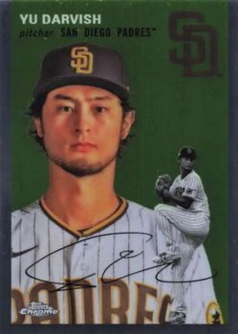 2023 Topps Chrome Platinum Anniversary #320 Yu Darvish EX Excellent San Diego Padres Baseball Card - Baseball Card