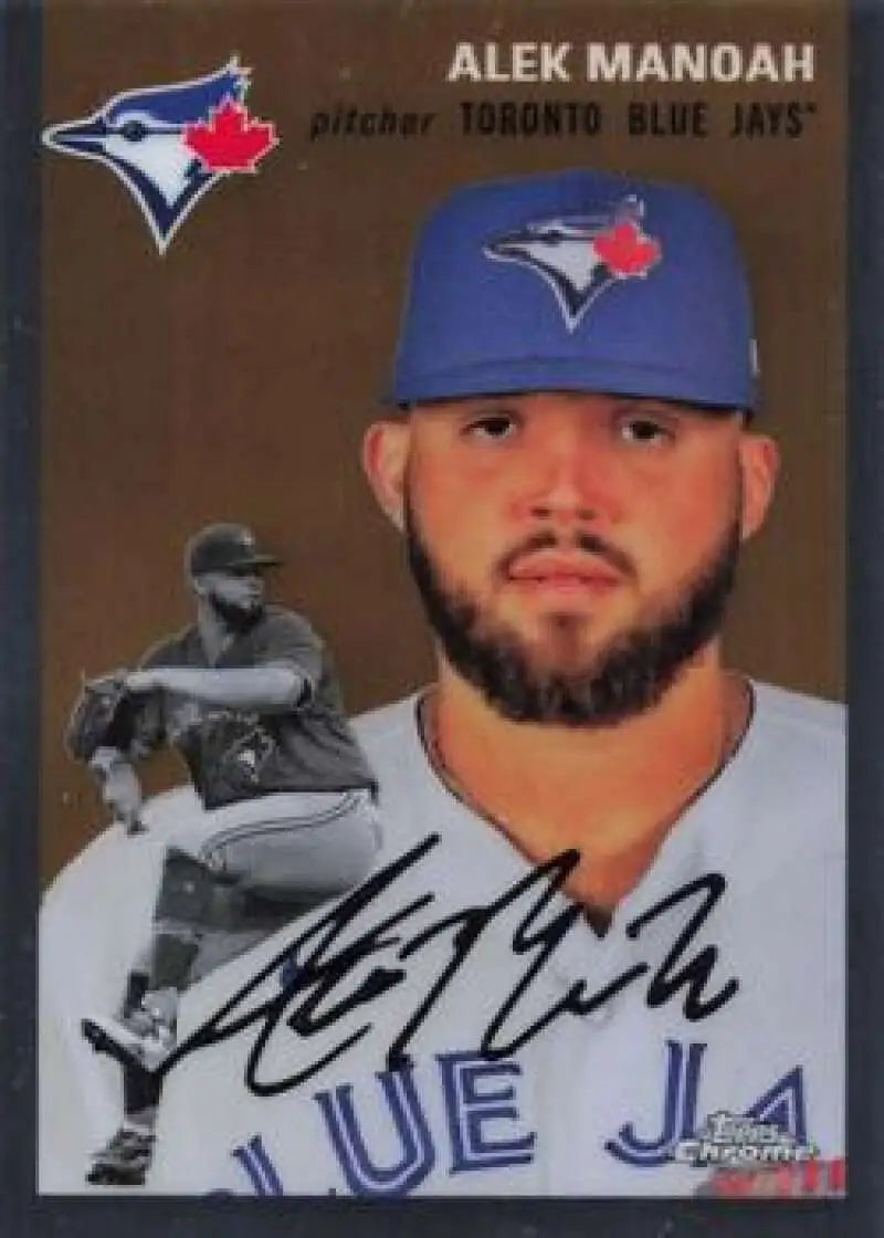 2023 Topps Chrome Platinum Anniversary #326 Alek Manoah EX Excellent Toronto Blue Jays Baseball Card - Baseball Card
