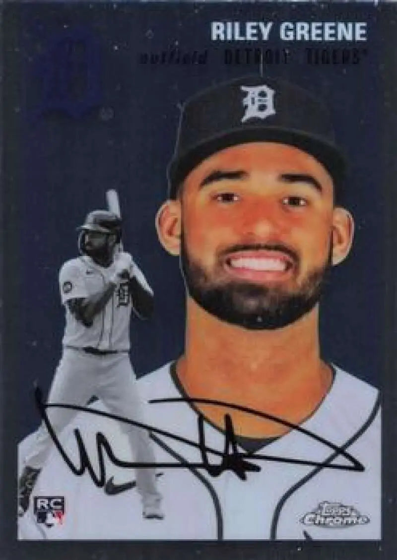 2023 Topps Chrome Platinum Anniversary #332 Riley Greene EX Excellent RC Rookie Detroit Tigers Baseball Card - Baseball
