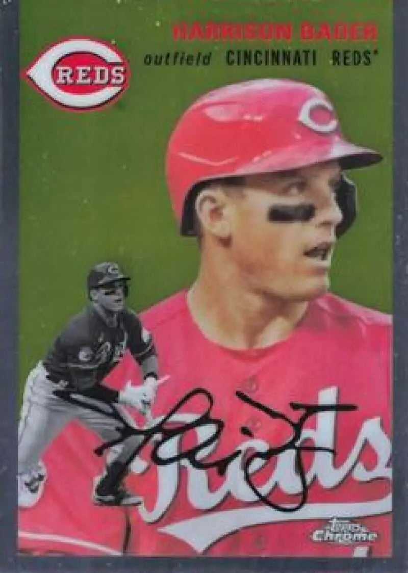 2023 Topps Chrome Platinum Anniversary #335 Harrison Bader EX Excellent Cincinnati Reds Baseball Card - Baseball Card