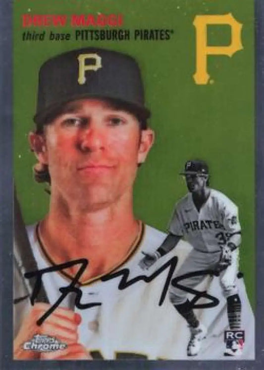 2023 Topps Chrome Platinum Anniversary #336 Drew Maggi EX Excellent RC Rookie Pittsburgh Pirates Baseball Card