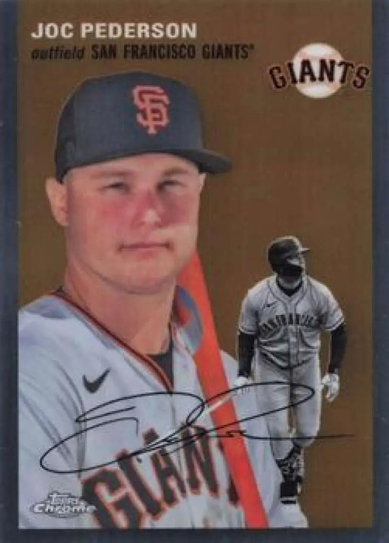 2023 Topps Chrome Platinum Anniversary #339 Joc Pederson EX Excellent San Francisco Giants Baseball Card - Baseball