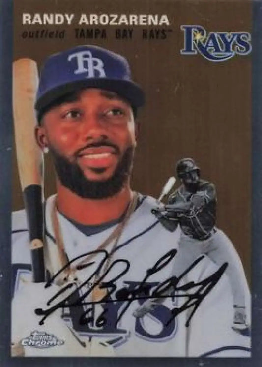 2023 Topps Chrome Platinum Anniversary #340 Randy Arozarena EX Excellent Tampa Bay Rays Baseball Card - Baseball Card