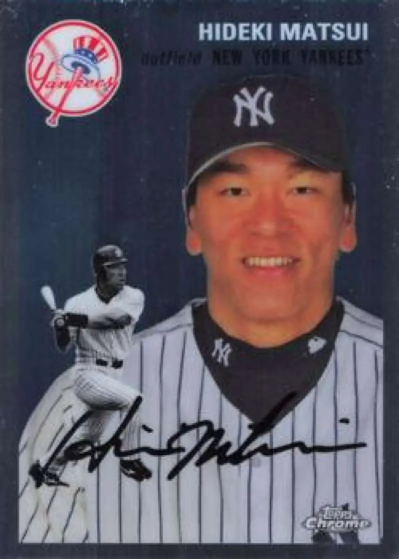 2023 Topps Chrome Platinum Anniversary #341 Hideki Matsui EX Excellent New York Yankees Baseball Card - Baseball Card