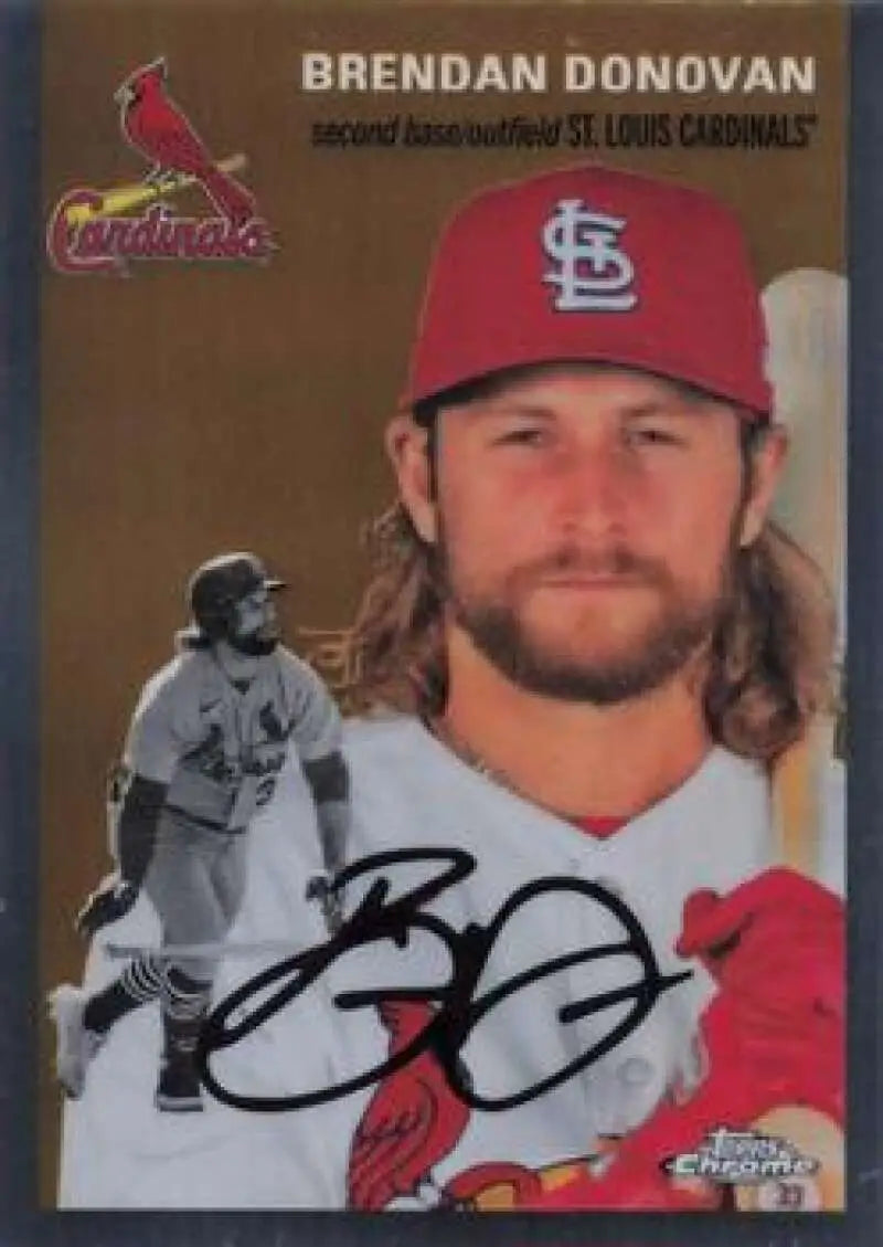 2023 Topps Chrome Platinum Anniversary #343 Brendan Donovan EX Excellent St. Louis Cardinals Baseball Card - Baseball