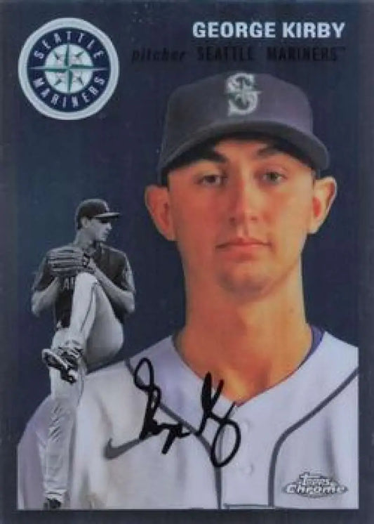 2023 Topps Chrome Platinum Anniversary #348 George Kirby EX Excellent Seattle Mariners Baseball Card - Baseball Card