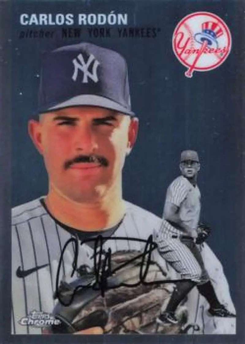 2023 Topps Chrome Platinum Anniversary #355 Carlos Rodon EX Excellent New York Yankees Baseball Card - Baseball Card
