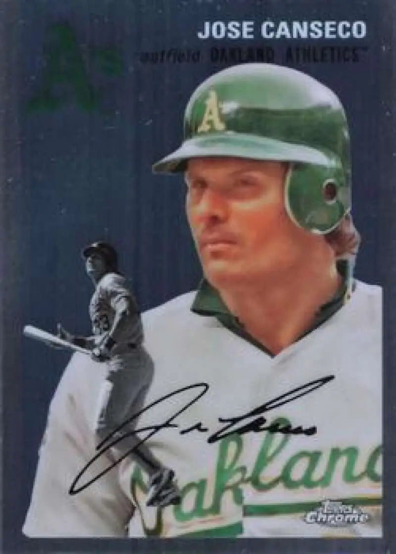 2023 Topps Chrome Platinum Anniversary #356 Jose Canseco EX Excellent Oakland Athletics Baseball Card - Baseball Card