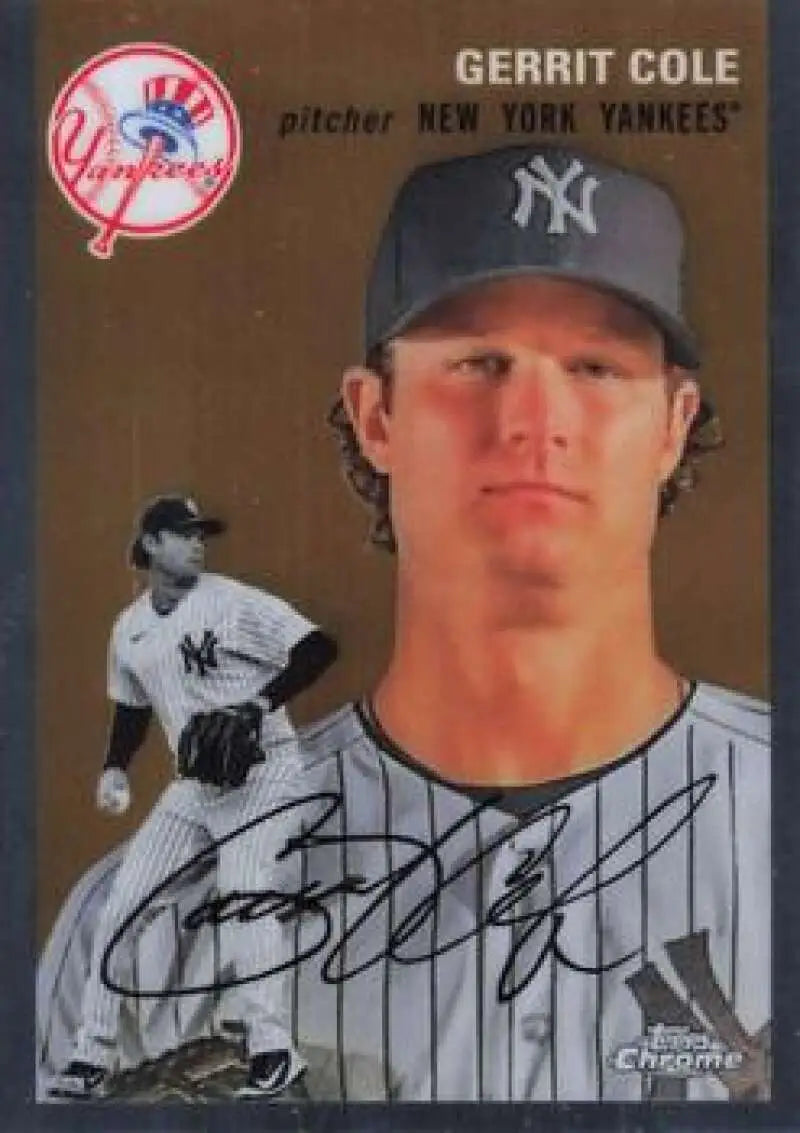 2023 Topps Chrome Platinum Anniversary #361 Gerrit Cole EX Excellent New York Yankees Baseball Card - Baseball Card