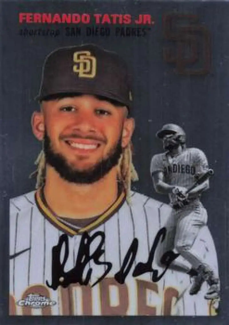 2023 Topps Chrome Platinum Anniversary #366 Fernando Tatis Jr. EX Excellent San Diego Padres Baseball Card - Baseball