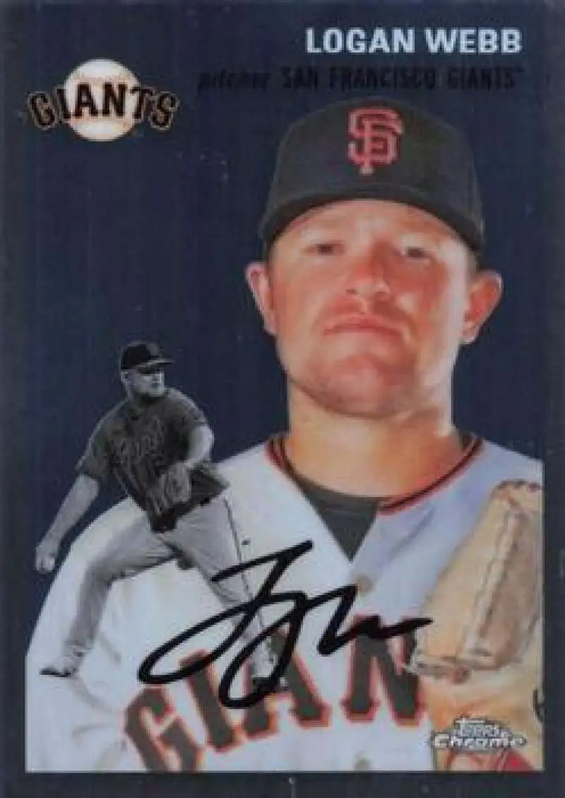 2023 Topps Chrome Platinum Anniversary #370 Logan Webb EX Excellent San Francisco Giants Baseball Card - Baseball Card