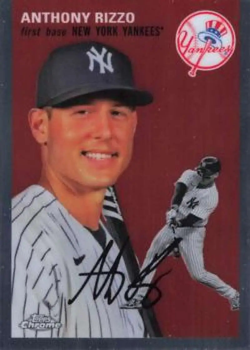 2023 Topps Chrome Platinum Anniversary #384 Anthony Rizzo EX Excellent New York Yankees Baseball Card - Baseball Card
