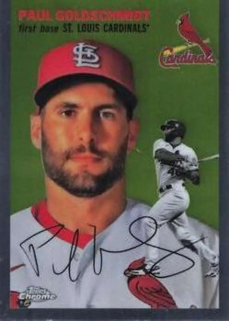 2023 Topps Chrome Platinum Anniversary #388 Paul Goldschmidt EX Excellent St. Louis Cardinals Baseball Card - Baseball