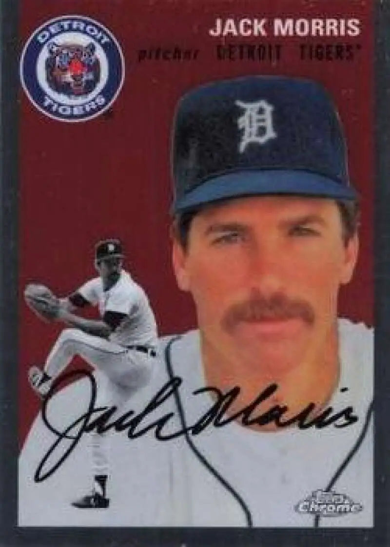 2023 Topps Chrome Platinum Anniversary #389 Jack Morris EX Excellent Detroit Tigers Baseball Card - Baseball Card Single