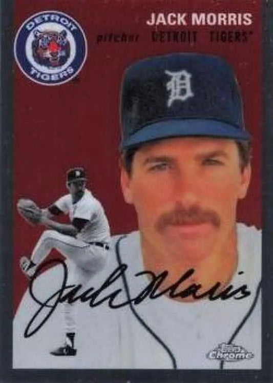 2023 Topps Chrome Platinum Anniversary #389 Jack Morris EX Excellent Detroit Tigers Baseball Card - Baseball Card Single