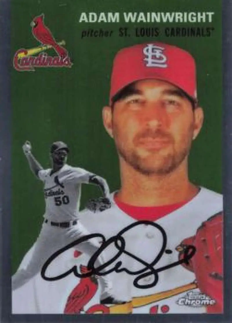 2023 Topps Chrome Platinum Anniversary #392 Adam Wainwright EX Excellent St. Louis Cardinals Baseball Card - Baseball