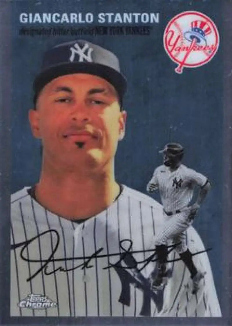 2023 Topps Chrome Platinum Anniversary #399 Giancarlo Stanton EX Excellent New York Yankees Baseball Card - Baseball