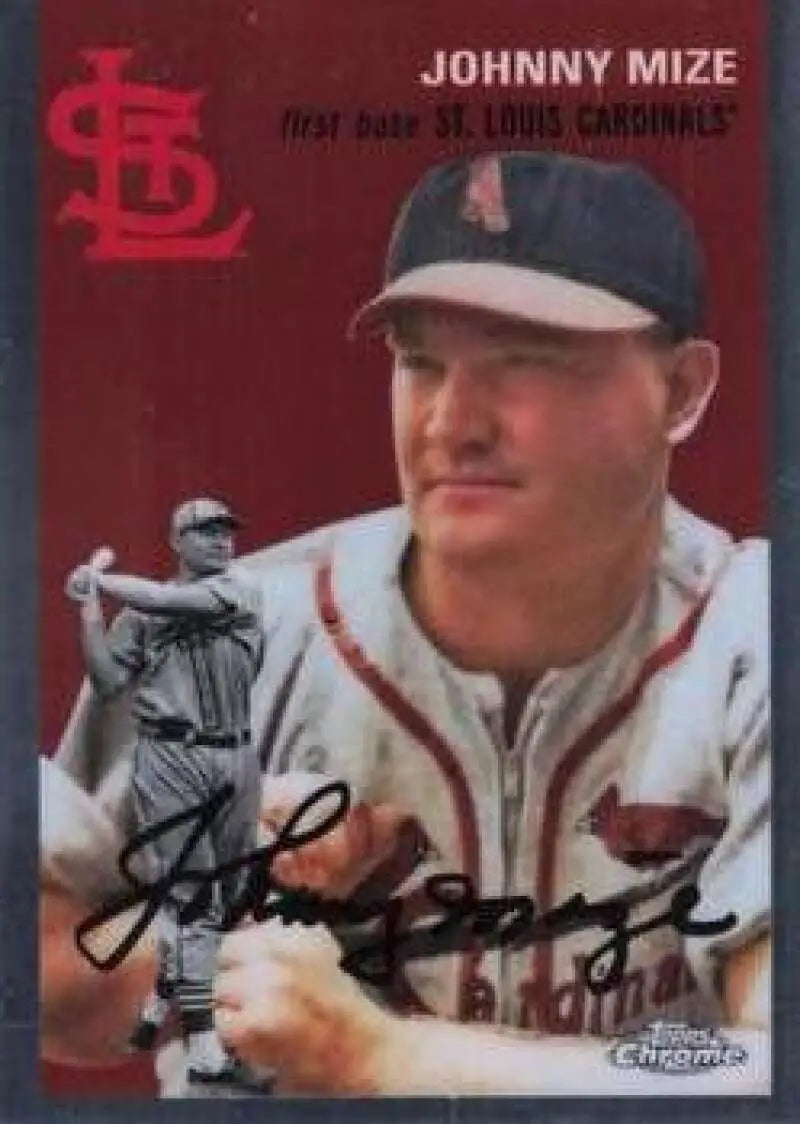 2023 Topps Chrome Platinum Anniversary #402 Johnny Mize EX Excellent St. Louis Cardinals Baseball Card - Baseball Card