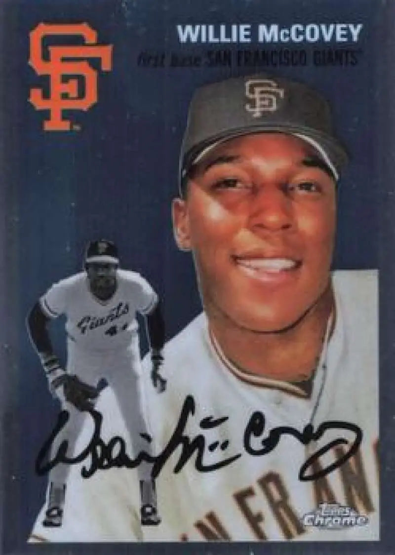 2023 Topps Chrome Platinum Anniversary #404 Willie McCovey EX Excellent San Francisco Giants Baseball Card - Baseball