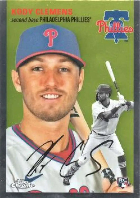 2023 Topps Chrome Platinum Anniversary #41 Kody Clemens EX Excellent RC Rookie Philadelphia Phillies Baseball Card