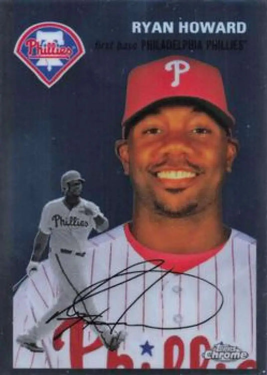 2023 Topps Chrome Platinum Anniversary #411 Ryan Howard EX Excellent Philadelphia Phillies Baseball Card - Baseball