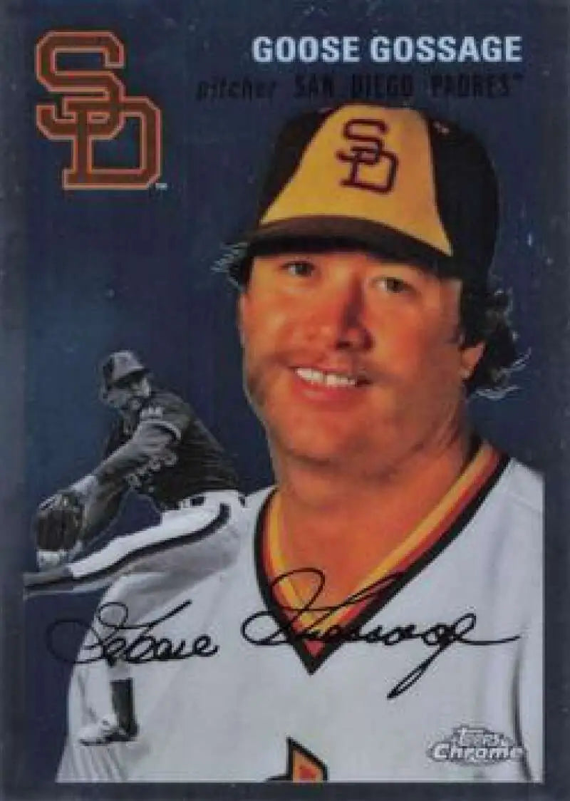 2023 Topps Chrome Platinum Anniversary #412 Goose Gossage EX Excellent San Diego Padres Baseball Card - Baseball Card