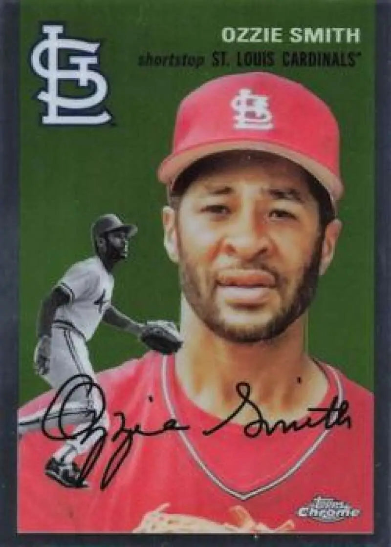 2023 Topps Chrome Platinum Anniversary #413 Ozzie Smith EX Excellent St. Louis Cardinals Baseball Card - Baseball Card