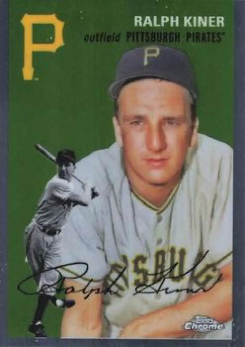 2023 Topps Chrome Platinum Anniversary #414 Ralph Kiner EX Excellent Pittsburgh Pirates Baseball Card - Baseball Card