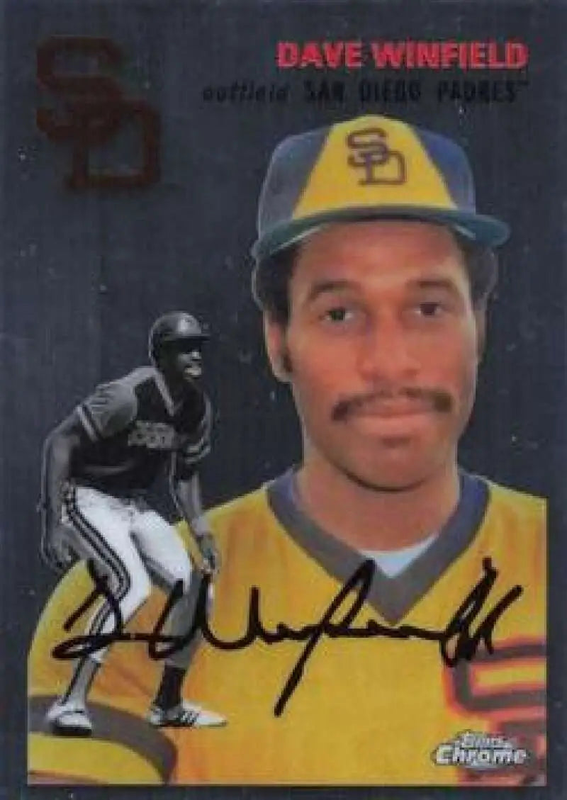 2023 Topps Chrome Platinum Anniversary #415 Dave Winfield EX Excellent San Diego Padres Baseball Card - Baseball Card