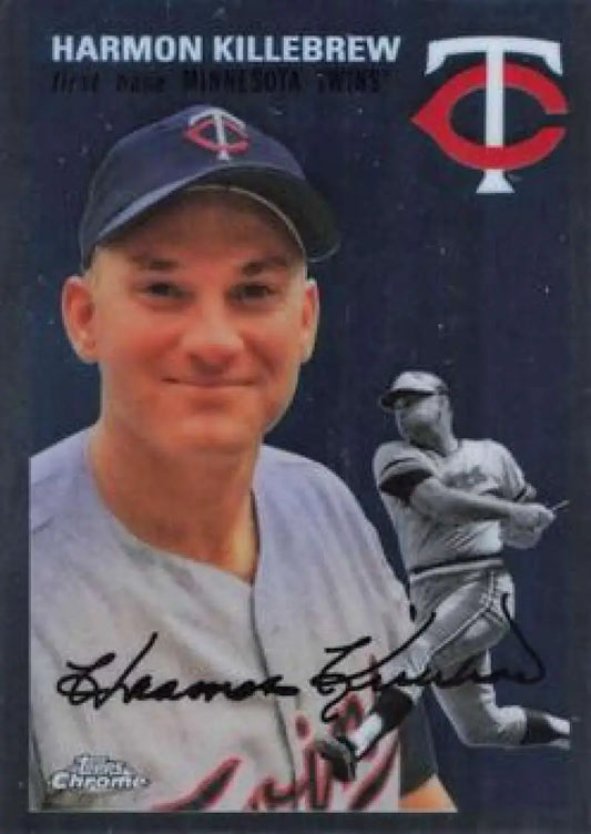 2023 Topps Chrome Platinum Anniversary #416 Harmon Killebrew EX Excellent Minnesota Twins Baseball Card - Baseball Card