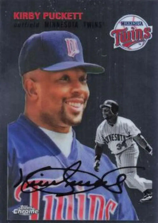 2023 Topps Chrome Platinum Anniversary #422 Kirby Puckett EX Excellent Minnesota Twins Baseball Card - Baseball Card